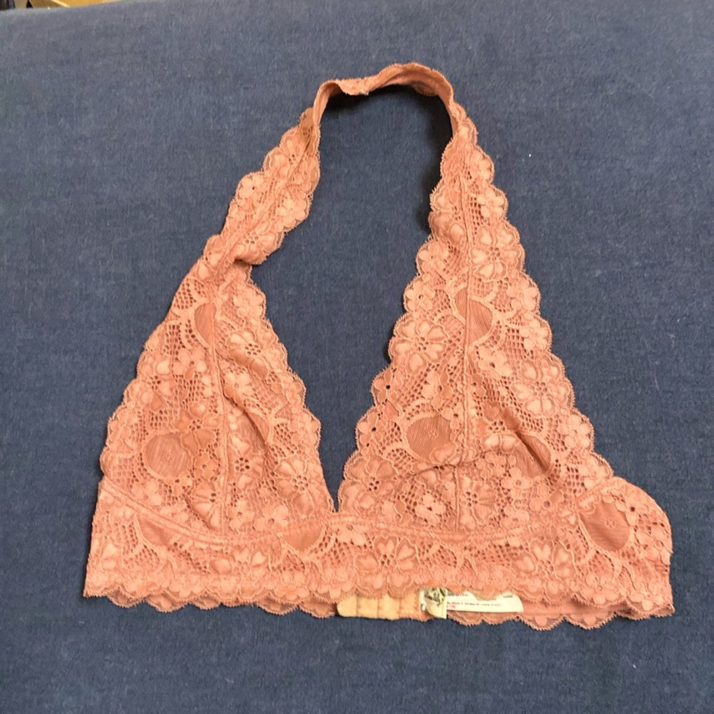 Free People Intimately Galloon Bralette Lt Orange